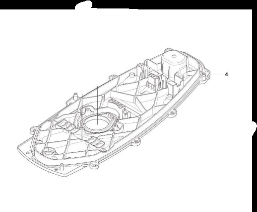 Unteres Chassis Aspire R4