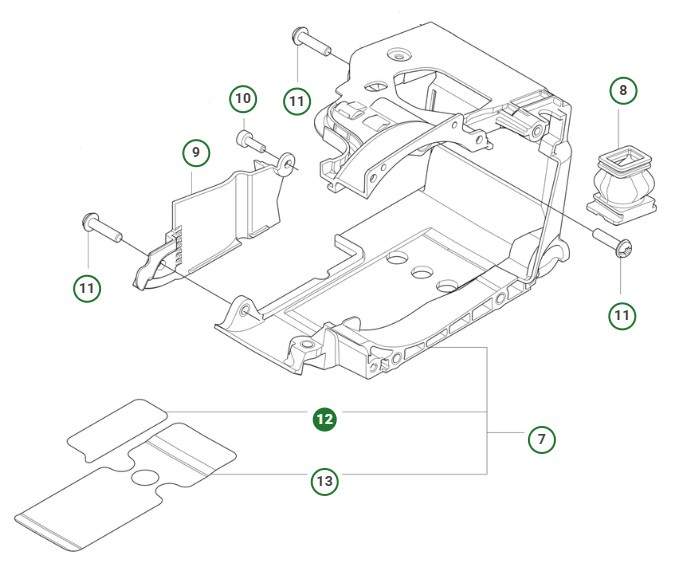 Hitzeschutz-Zylinderabdeckung