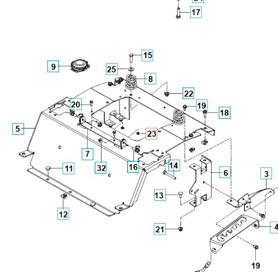 Mutter 1/4-20 5320506-75