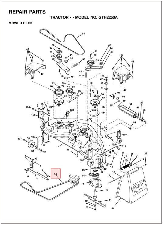 Keilriemen für Husqvarna GT 190, GT 200, GTH 200, GTH 2250 u. a