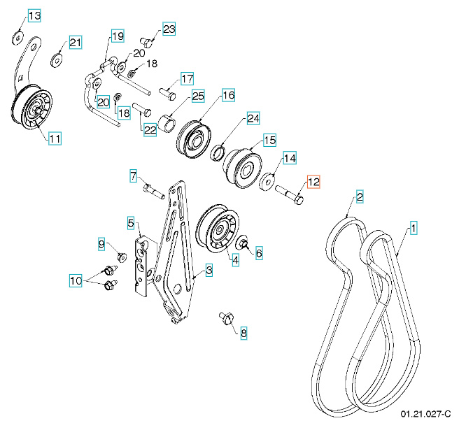 Messerschraube 5321796-17