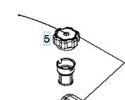 Kraftstofftank mit Deckel (Klick-Stil) 5324249-42