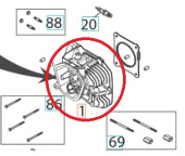 Obere Kappe 5324292-54 Obere Kappe 5324292-54