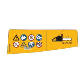 Etikett Warnung 18 Bar 5342325-04 Etikett Warnung 18 Bar 5342325-04