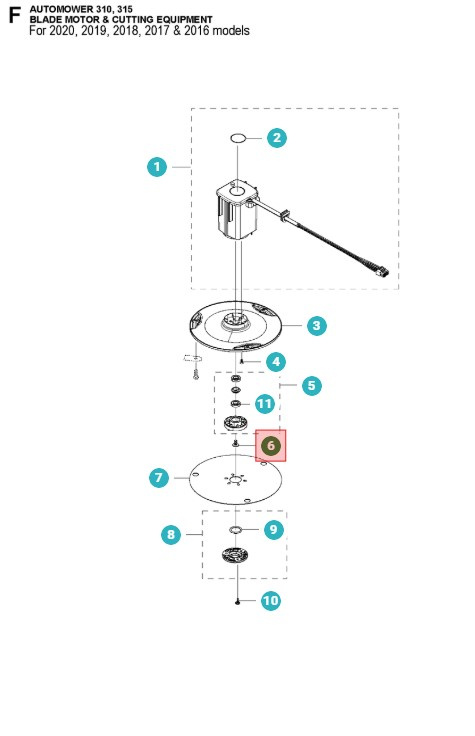 Schraube K6SF M6X8 FZB
