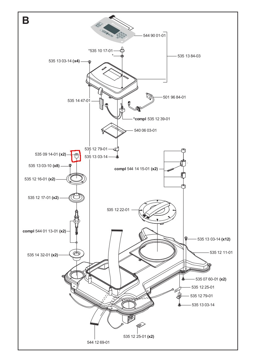 Gummidämpfer Stoßsensor