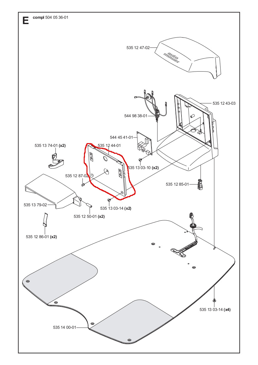 Deckel für Ladestation