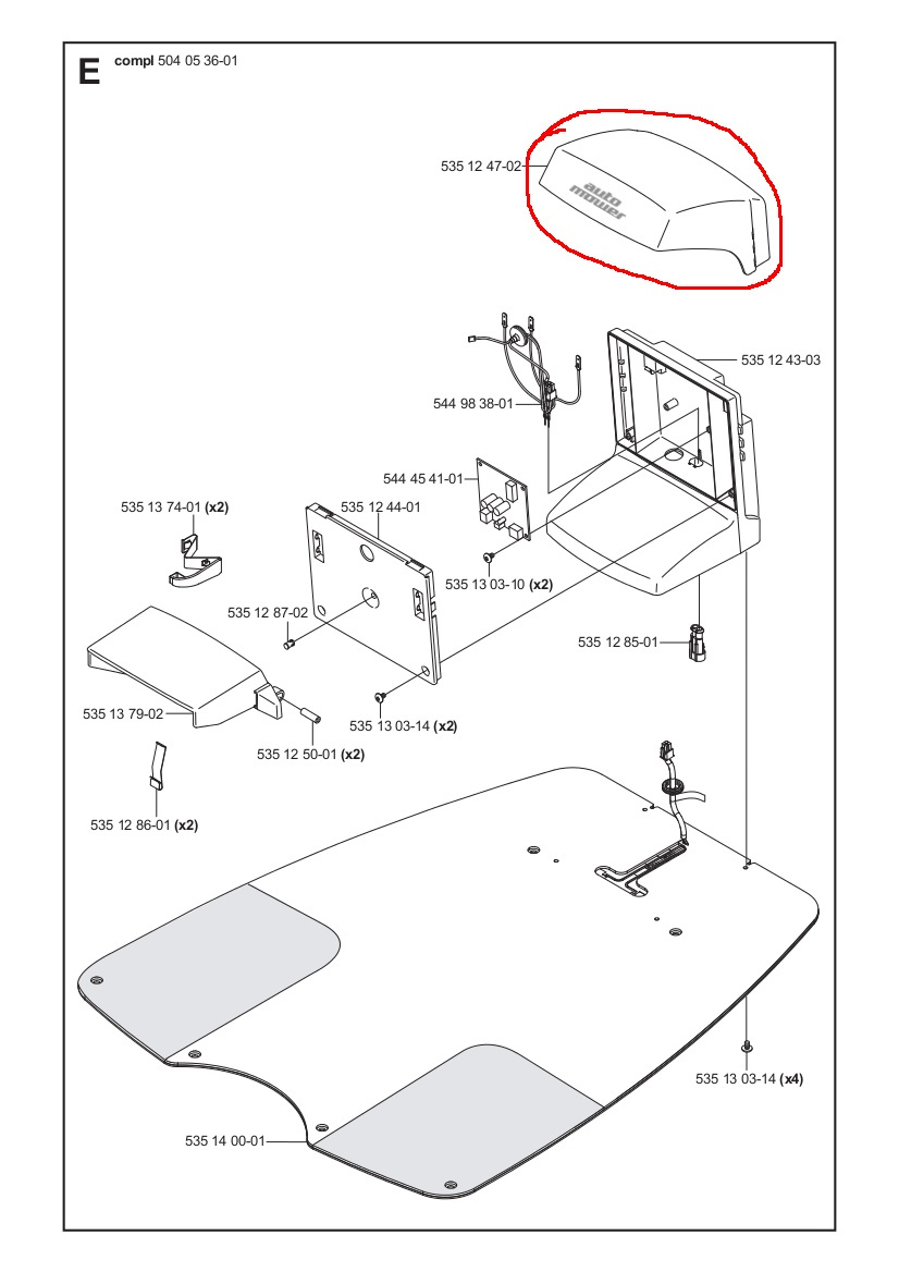 Deckel für Ladestation