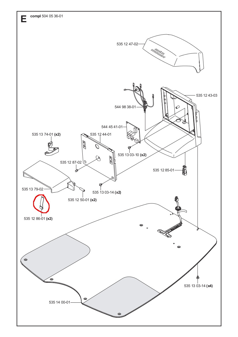 Federblech für Ladestation