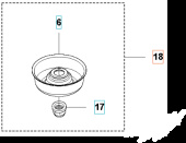 Ersatzteilsatz Stützbecher 5353344-01 Ersatzteilsatz Stützbecher 5353344-01
