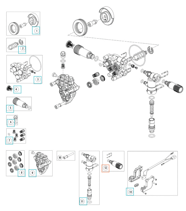 Auslassrohr Wasserauslass 5353915-01