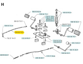 Kabel hydrostat Rider 13, 850HST, 970HST, ProFlex 18, 20, 1200 Kabel hydrostat Rider 13, 850HST, 970HST, ProFlex 18, 20, 1200