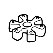 Dämpfer Größerer Ritzelflansch Dämpfer Größerer Ritzelflansch