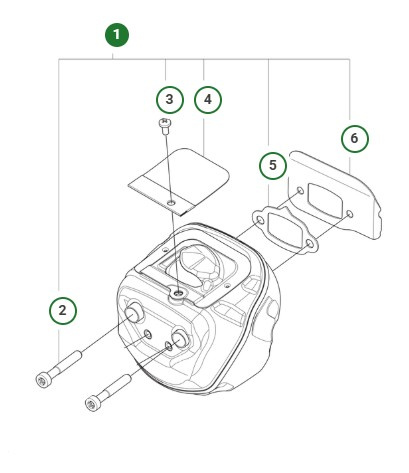 Schalldämpfer-Kit 564XPG