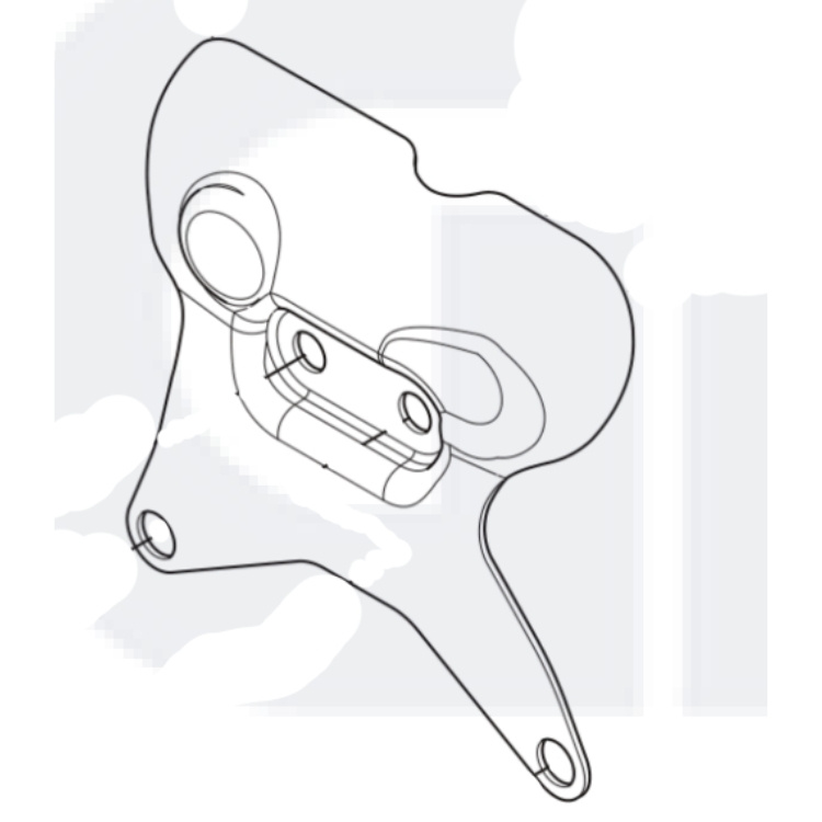 Schalldämpferhalterung