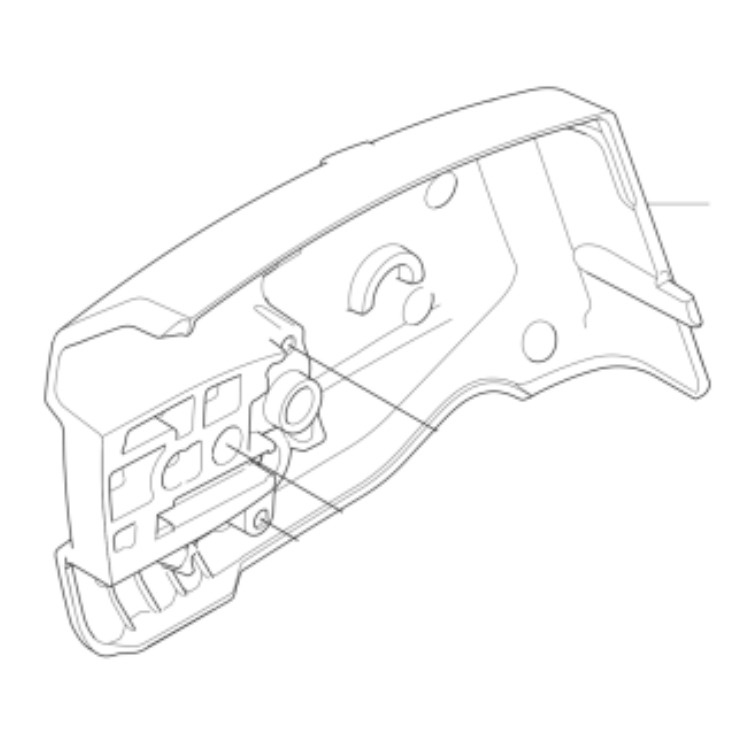 Kupplungsdeckel 540Ixp, Falcon 5368859-01