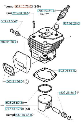 Zylinder 357XP, 359, CS2156, CS2159