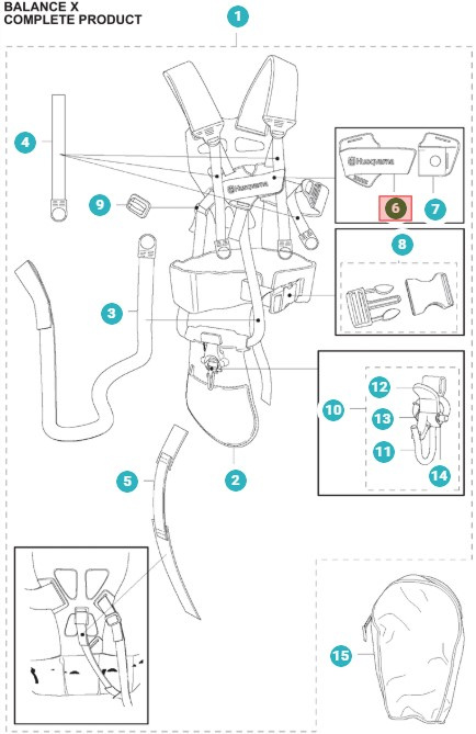 Vorderteil Balance 35, Balance X, Balance XB