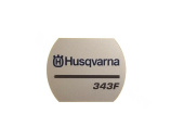 Aufkleber Starter Husqvarna 343F Aufkleber Starter Husqvarna 343F