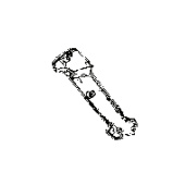 Hälfte Griff 5382425-33 Hälfte Griff 5382425-33