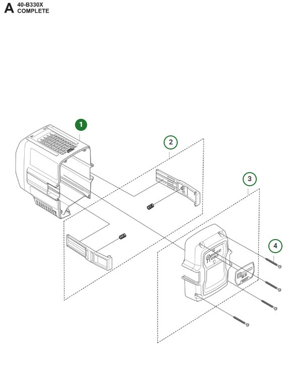 Gehäuse Husqvarna B330X