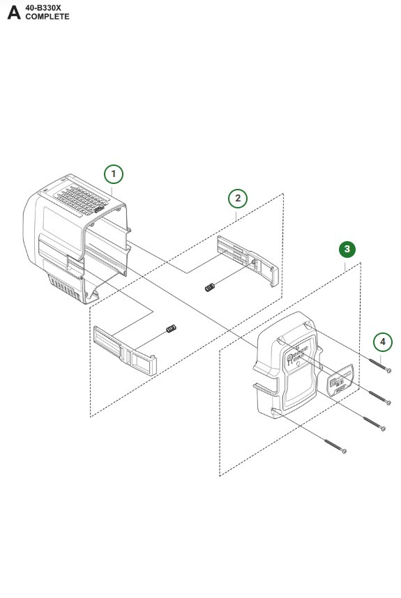 Abdeckung Husqvarna B330X