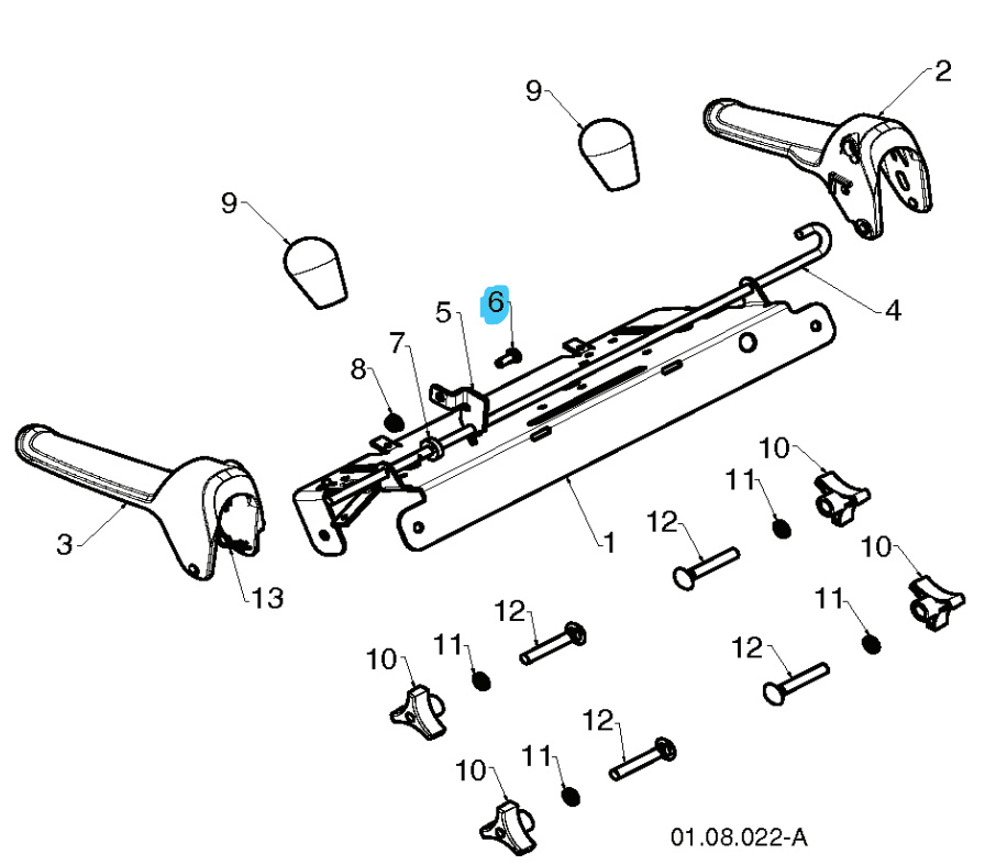 Schraube Hcs 1/4C x 5/8 5399900-72