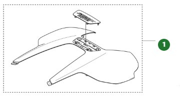Obere Abdeckung Automower 430V Nera