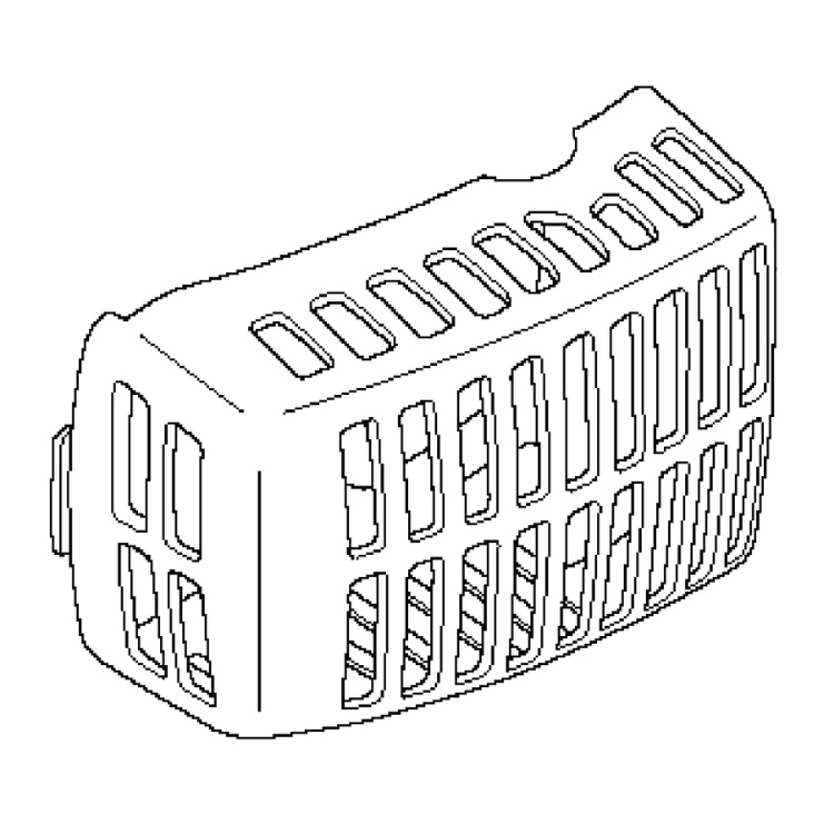 Schalldämpferabdeckung