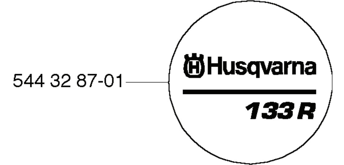 Aufkleber, Anlasser 5443287-01