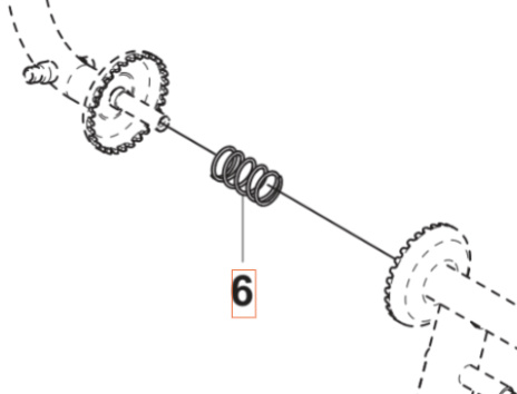 Drosselfeder 5449816-01