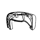 Hintere Griffabdeckung 5450119-01 Hintere Griffabdeckung 5450119-01