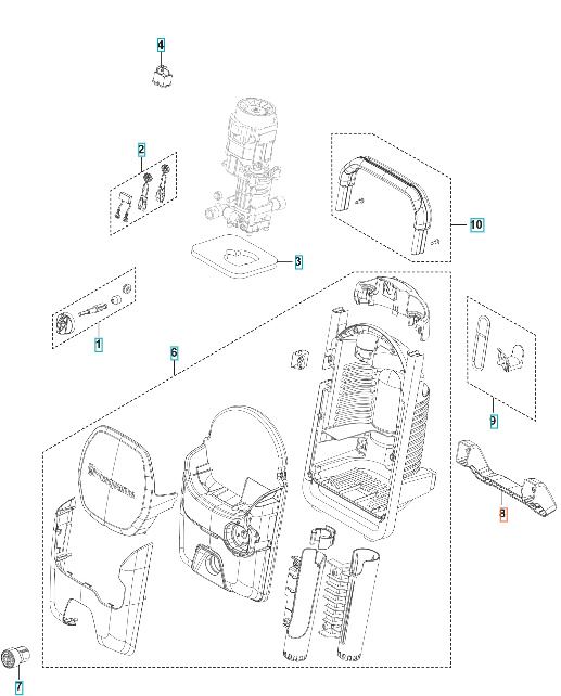 Kabelhaken-Kit 5460905-01