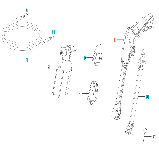 Pistole Husqvarna PW125, PW130