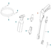 Pistole Husqvarna PW125, PW130 Pistole Husqvarna PW125, PW130