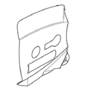 Kettenführungsplatte