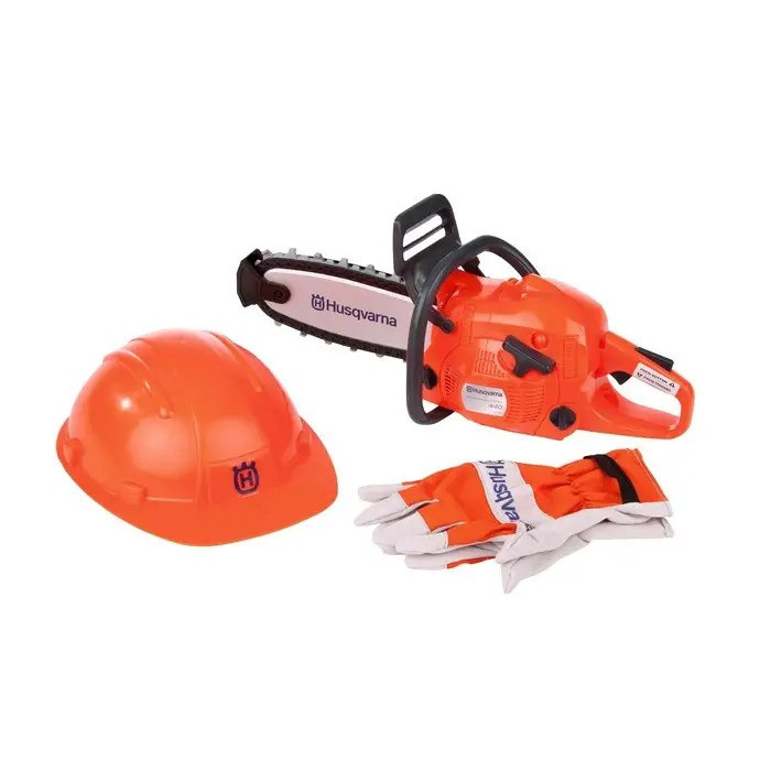 Husqvarna Forst-Set für Kinder – Motorsäge, Helm, Handschuhe