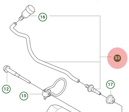 Entlüftungsschlauchbaugruppe T540Xp Mark