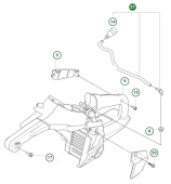 Entlüftungsschlauchbaugruppe 540Xp Mark Entlüftungsschlauchbaugruppe 540Xp Mark