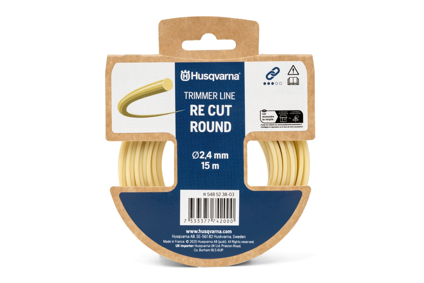 Husqvarna trimmerlina recut