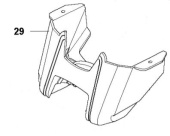 Gehäuse Hinterrad Gehäuse Hinterrad
