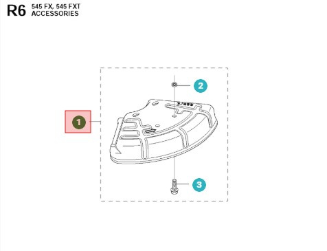 Klingenschutz 343FR, 355FX, 355RX, 545FR, 535FX, 545RX, 555FX