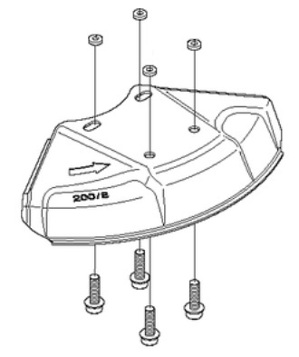 Klingenschutz-Baugruppe Torx 5745326-02