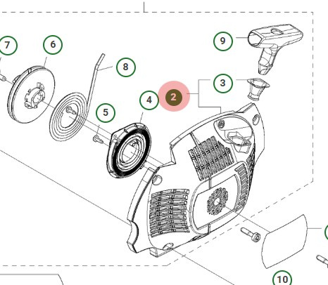 Anlassergehäuse 5746431-01