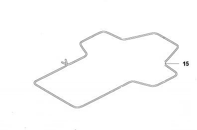 Dichtungsband chassi 105, 305, 308