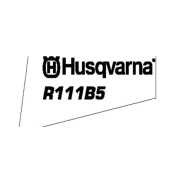 Abziehbild Husqvarna R111B5 Abziehbild Husqvarna R111B5