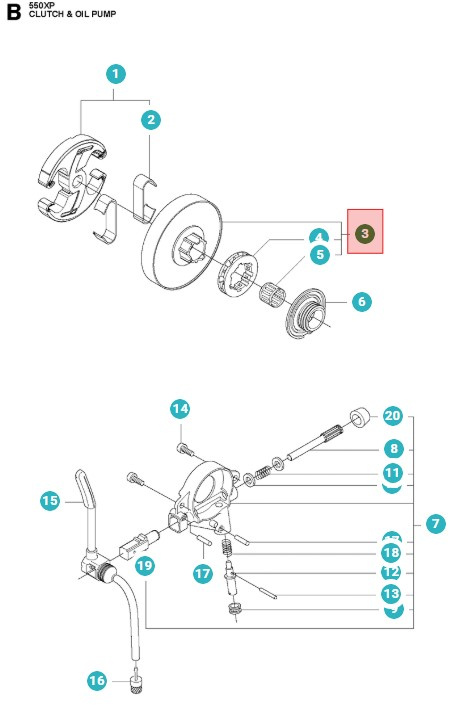 Felge Kupplungstrommel .325