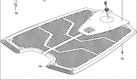 Ladeplatte KIT 220AC, 230ACX, 260ACX, 265ACX