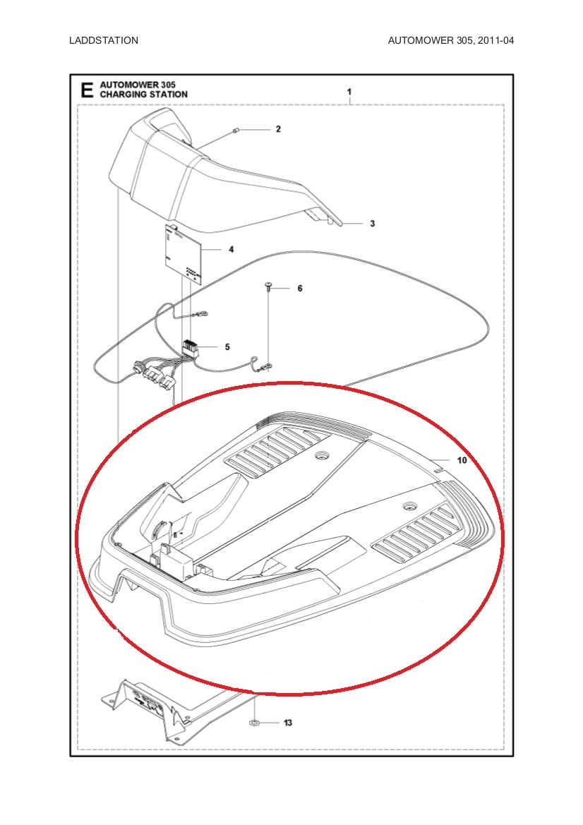 Ladestation Unterteil
