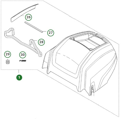 Motorhaube 5757500-01